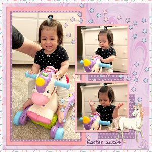 G's Easter horse