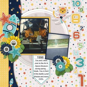 Out Of This World with Built In Border Template 2 #1-Connie Prince