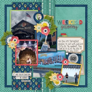 The Jive Five Templates 5 #1 with Weekend Getaway-Connie Prince