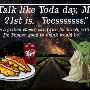 Talk Like Yoda Day