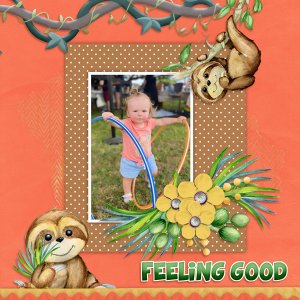 Feeling Good Mini-ScrapbookCrazy Robyn