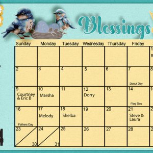 June Calendar