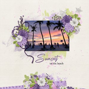Sunset on the Beach