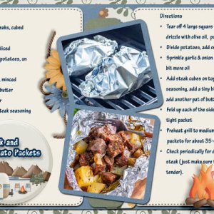 Steak and Potato Packets