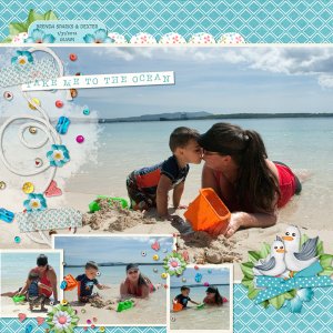 Paint Chips Coastal Blue from Designs by Connie Prince