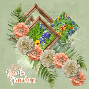 Time began in God's  Garden