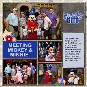 Meeting Mickey and Minnie