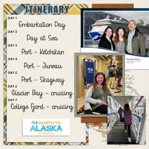 Alaskan Cruise Itinerary - Summer Vacation 2024