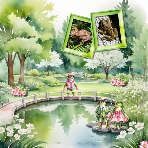 Frogs in a Park