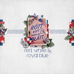 Red, White + Royal Blue