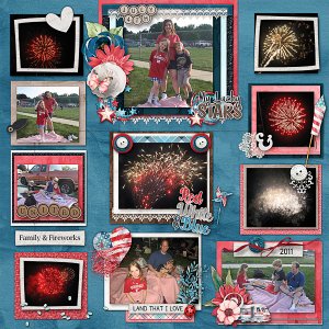 Family and Fireworks in 2011