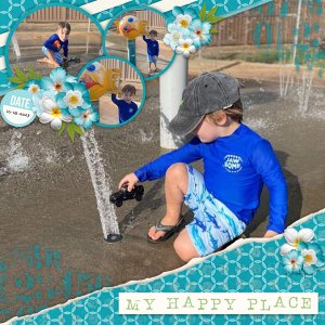 Full Day Fun Temp #2-Miss Fish Paint Chips Coastal Blue-Connie Prince