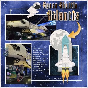 Space Shuttle Atlantis 2024