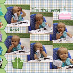 Erica's 1st cake