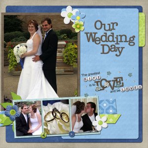 Wedding Album Title Page