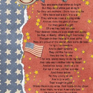 Blue Star Mother Card