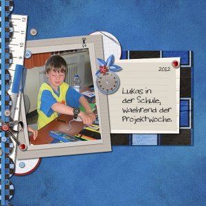 Lukas in der Schule
