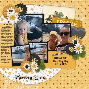 Fun With Four Templates 9 #4 with Paint Chips Golden Rod-Connie Prince