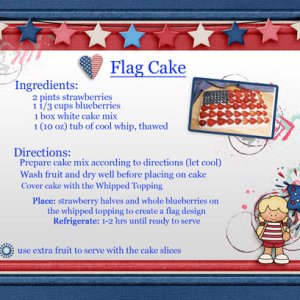 Flag Cake