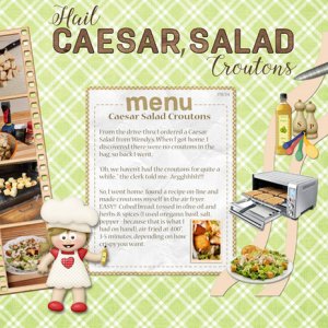 Hail Caesar, Salad Croutons