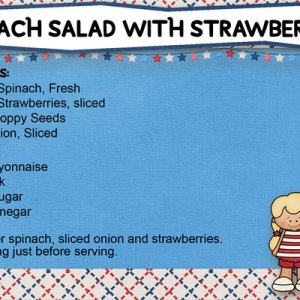 Spinach Strawberry Salad