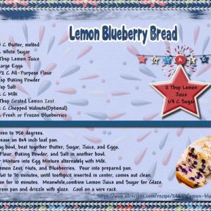 Lemon Blueberry Bread