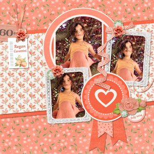 Paint Chips Peachy from Designs by Connie Prince