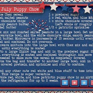 4th of July Puppy Chow