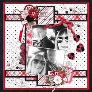 JULY RUBY - TWIN MOM SCRAPS