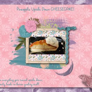 Pineapple Upside Down CHEESECAKE