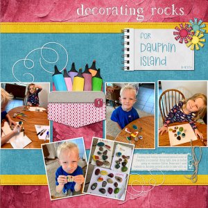 Decorating Rocks for Dauphin Island 10-12-20