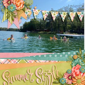 Swimming with the girls