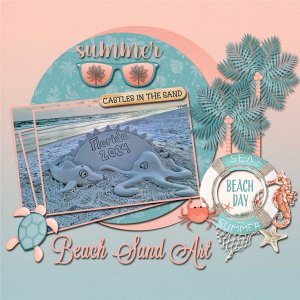 Beach Sand Art
