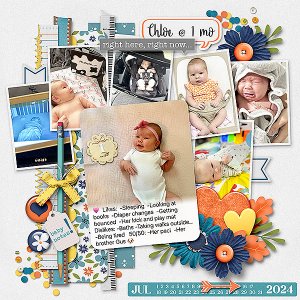 Chloe at 1 month