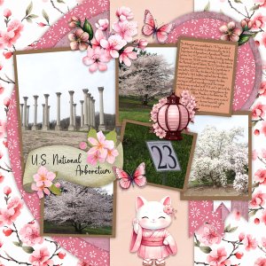 Cherry Blossom-ScrapbookCrazy with Lotsa Photos 7 Temp #2-Miss Fish