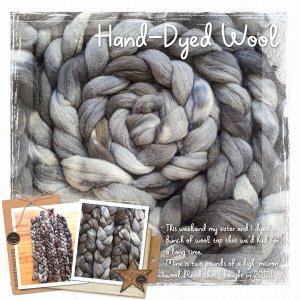 Hand-dyed Wool