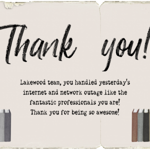 Thank you card