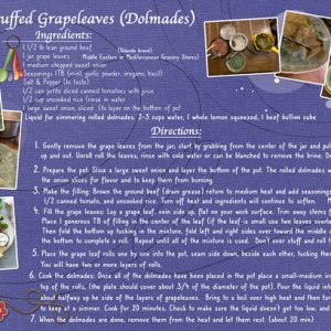 Stuffed Grape Leaves