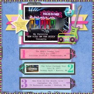 My Favorite NKOTB Concerts 1990 - 2024