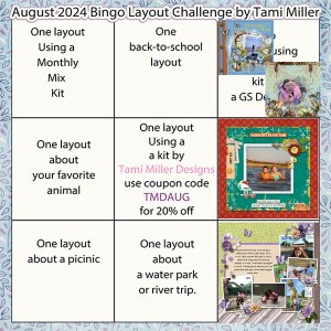 August Layout Bingo