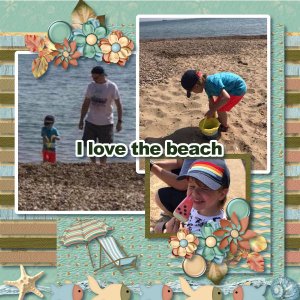 I love the beach