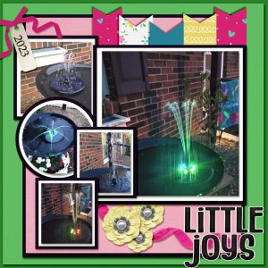Lighted fountain