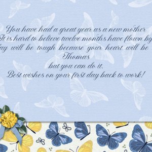 Back to Work card