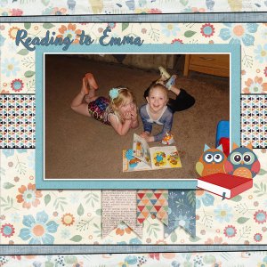 Reading to Emma