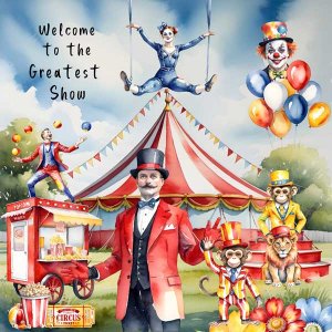 The Greatest Show on earth  by Ilonka's Designs