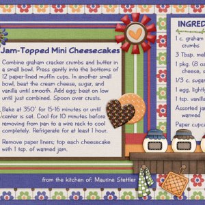 Jam-Topped Mini Cheesecakes