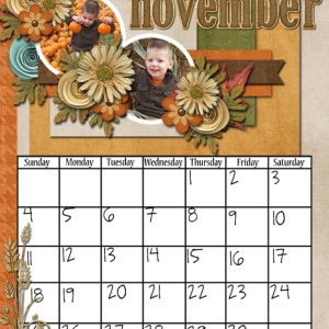 November Calendar