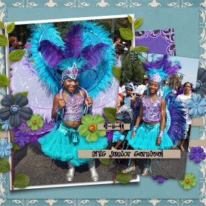 Blue + Purple Junior Carnival Princesses