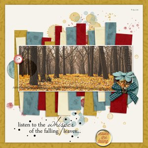 Whisper of the falling leaves