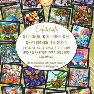 Celebrate National Coloring Day